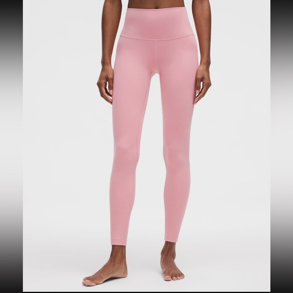 Pink lululemon high rise align leggings, size 4 28” inseam - Picture 2 of 2